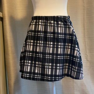 SOLD Plaid Pattern Mini Skirt